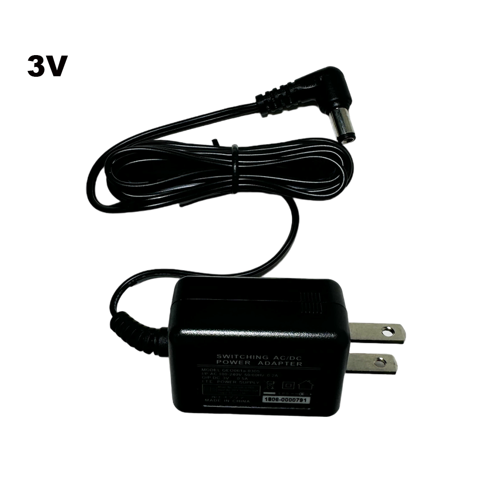 3V 0.5A ACアダプター PSE取得品【木製・PU製ワインディングマシーン専用】