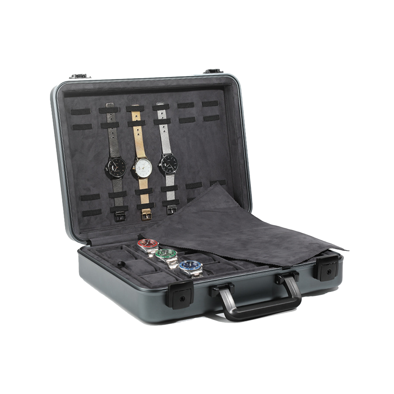 【Briefcase】時計収納アルミアダッシュケース LU2218