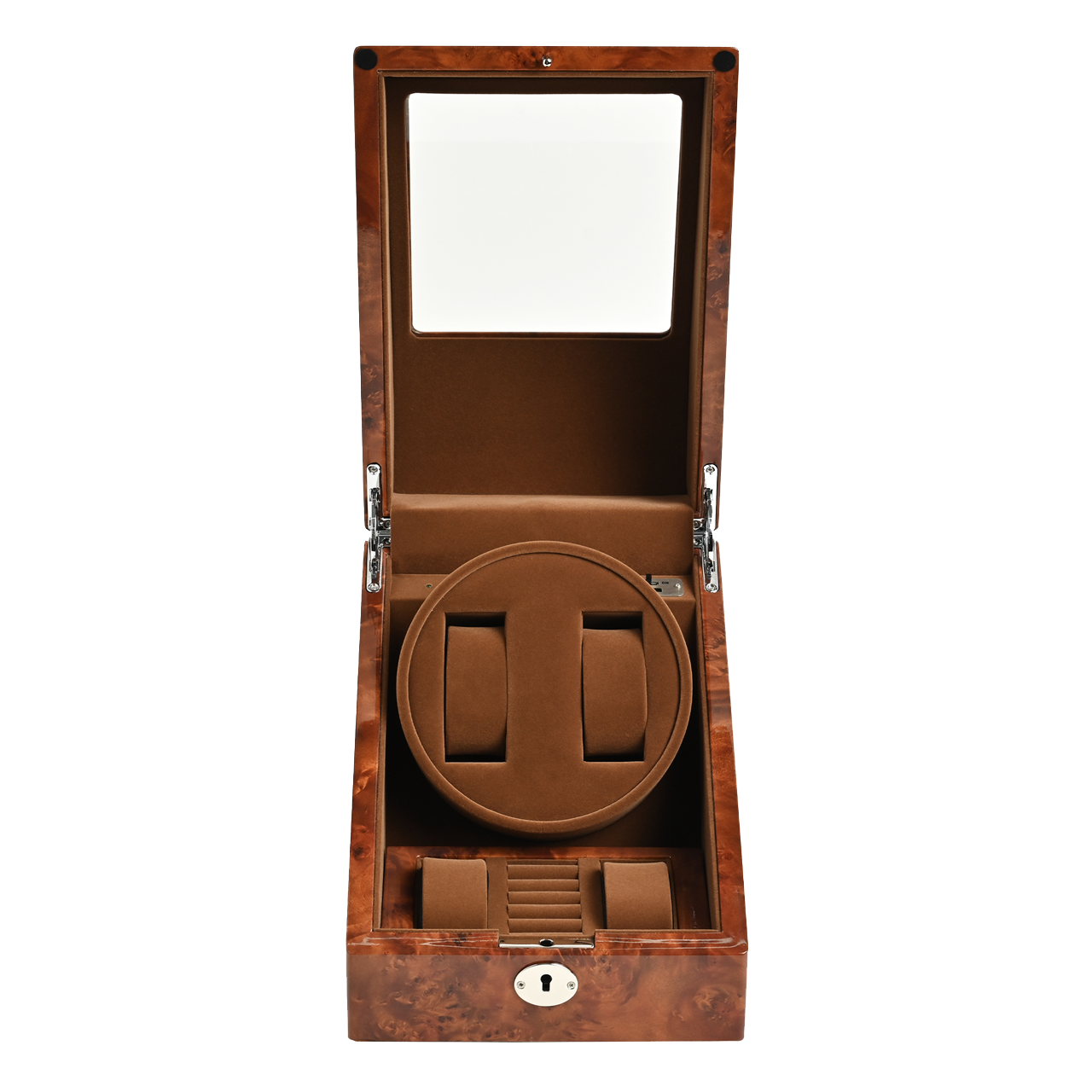 木製腕時計2本巻きワインディングマシーン (濃木目) LU2223001RD