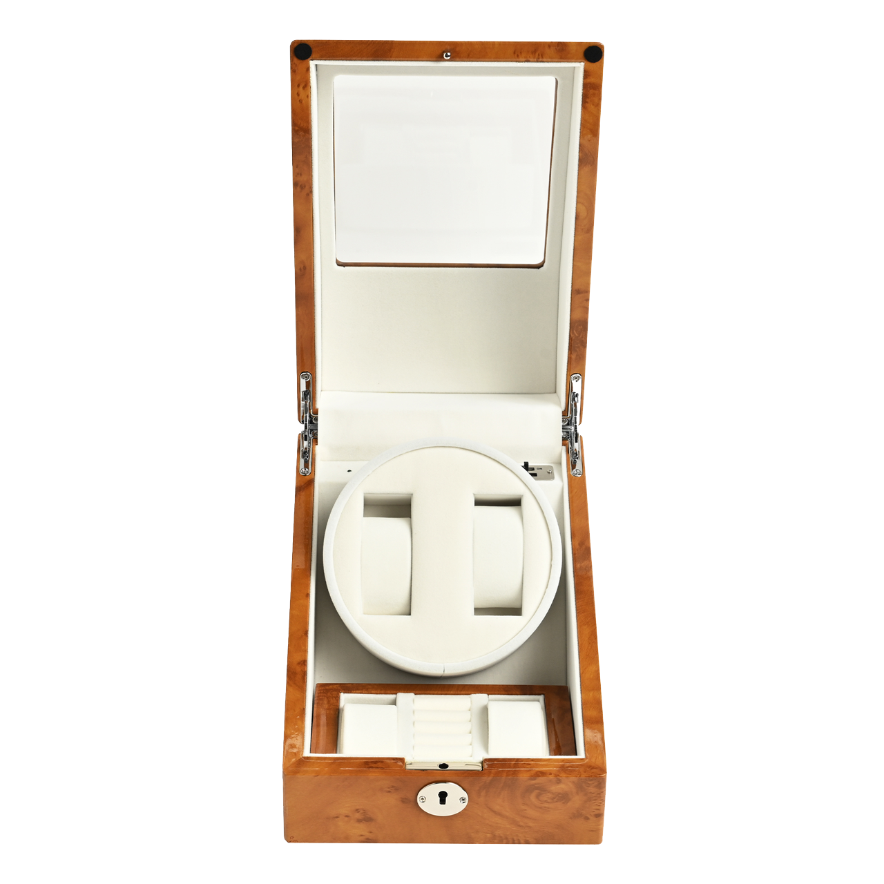 木製腕時計2本巻きワインディングマシーン (薄木目) LU2223001RW