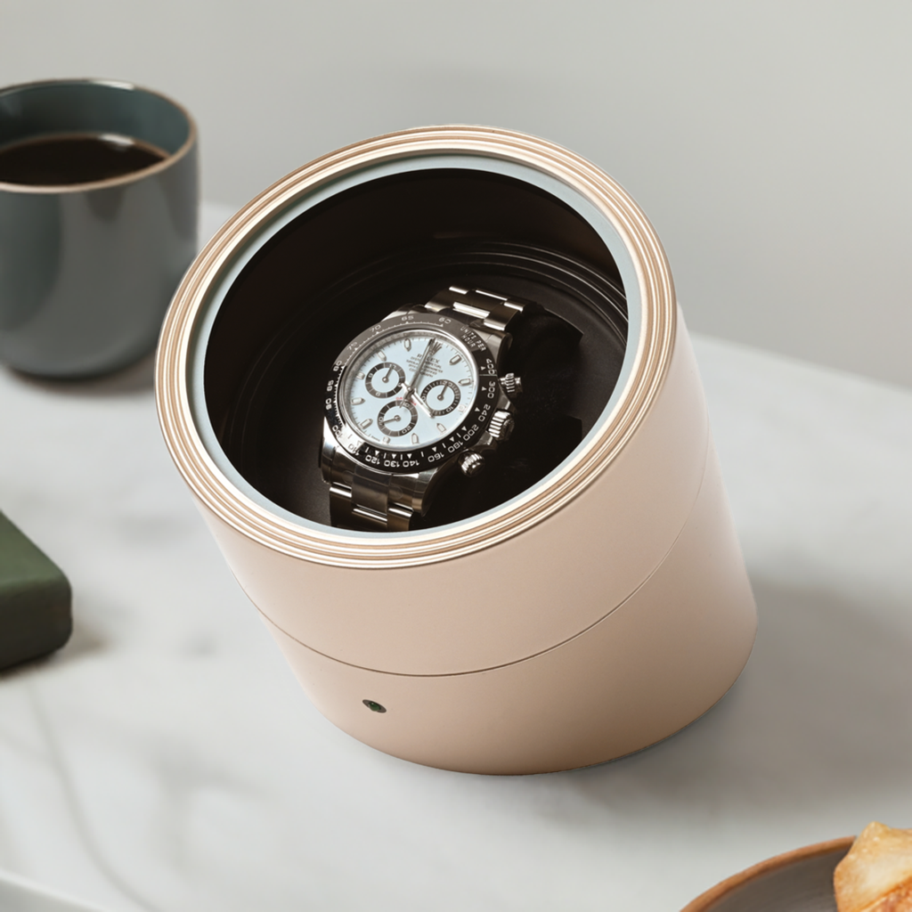 腕時計1本巻きワインディングマシーン(シャンパンゴールド)ES10301CG