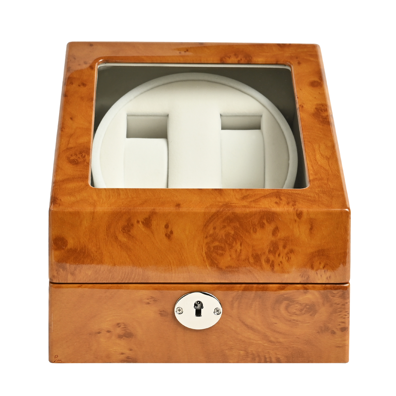 木製腕時計2本巻きワインディングマシーン  (薄木目) LU2223001RW